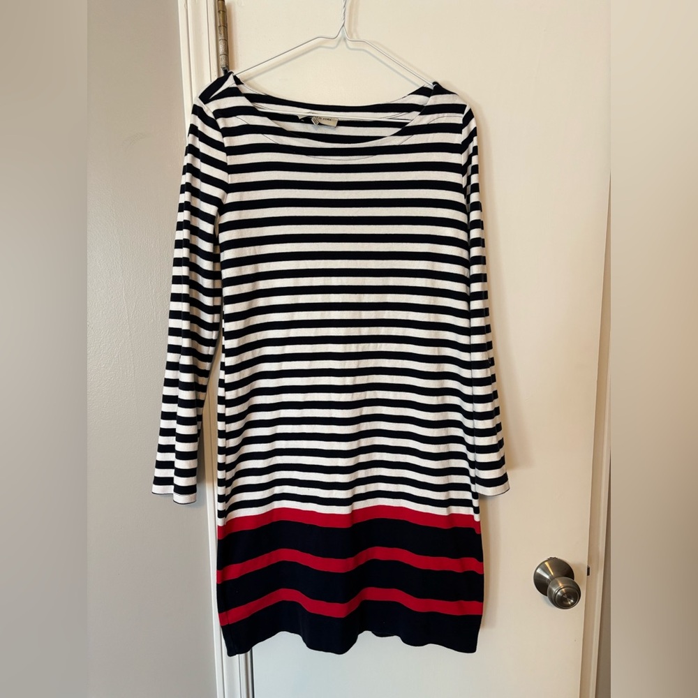 Jones New York Sport Striped Dress